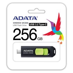 ADATA UC300 USB-C 3.2 GEN 1 PENDRIVE 256GB FEKETE-ZLD