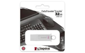 KINGSTON DATATRAVELER EXODIA USB 3.2 GEN 1 PENDRIVE 32GB FEHR