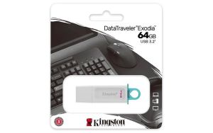 KINGSTON DATATRAVELER EXODIA USB 3.2 GEN 1 PENDRIVE 64GB FEHR