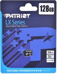PATRIOT LX SERIES MICRO SDXC 128GB CLASS 10 UHS-I U1 (90 MB/s OLVASSI SEBESSG)