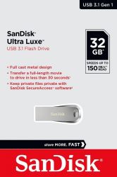 SANDISK USB 3.1 ULTRA LUXE PENDRIVE 32GB (150 MB/S)