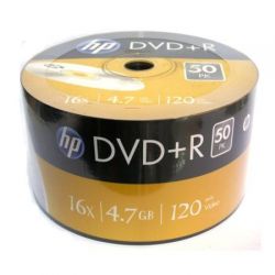 HP DVD+R 4.7GB 16X Shrink (50)