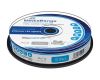 MediaRange Blu Ray BD-R DL 50GB 6x Printable Cake (10) /MR509/ Vsrls  olcs MediaRange Blu Ray BD-R DL 50GB 6x Printable Cake (10) /MR509/