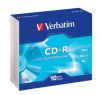Verbatim CD-R 52x Slim Case (10) /43415/ Vsrls  olcs Verbatim CD-R 52x Slim Case (10) /43415/