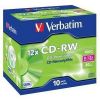 Verbatim CD-RW 12x Jewel Case (10) Vsrls  olcs Verbatim CD-RW 12x Jewel Case (10)