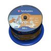 Verbatim DVD-R 16x Full Printable NO ID Cake (50) /43533/ Vsrls  olcs Verbatim DVD-R 16x Full Printable NO ID Cake (50) /43533/